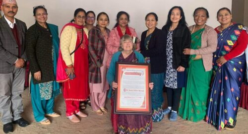Dr Rachel honoured with 2080 award
